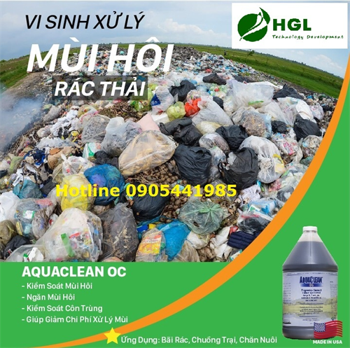 BIOCLEAN ACF OC – Vi sinh khử mùi hôi rác thải, chuồng trại, nước thải