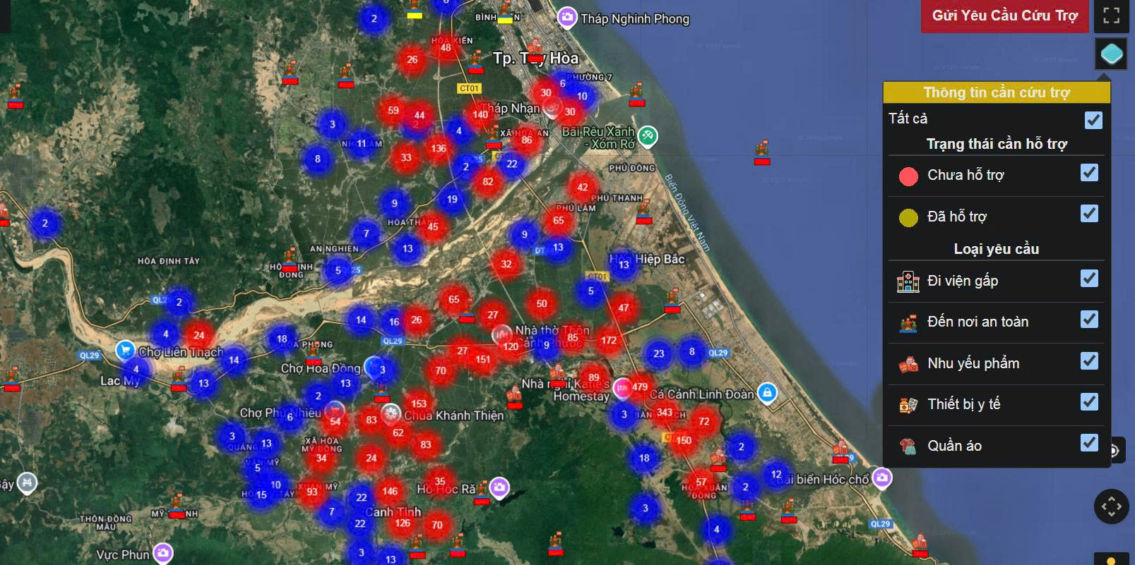 WEBSITE GIÚP BÀ CON ĐĂNG KÝ CỨU TRỢ LƯƠNG THỰC, THUỐC MEN, NƠI AN TOÀN